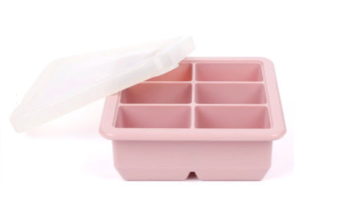 Haakaa: Baby Food and Breast Milk Freezer Tray - 6 Compartments (Blush)