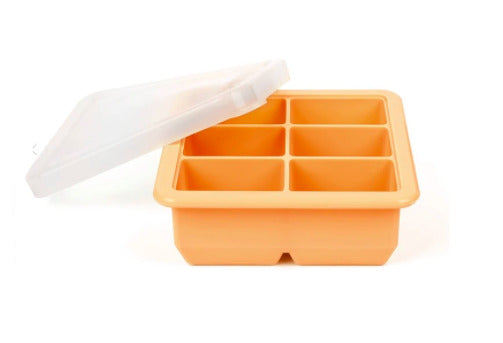 Haakaa: Baby Food and Breast Milk Freezer Tray - 6 Compartments (Apricot)