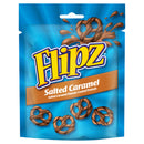 Flipz Coated Pretzels Snacks - Salted Caramel 90g (6 Pack)