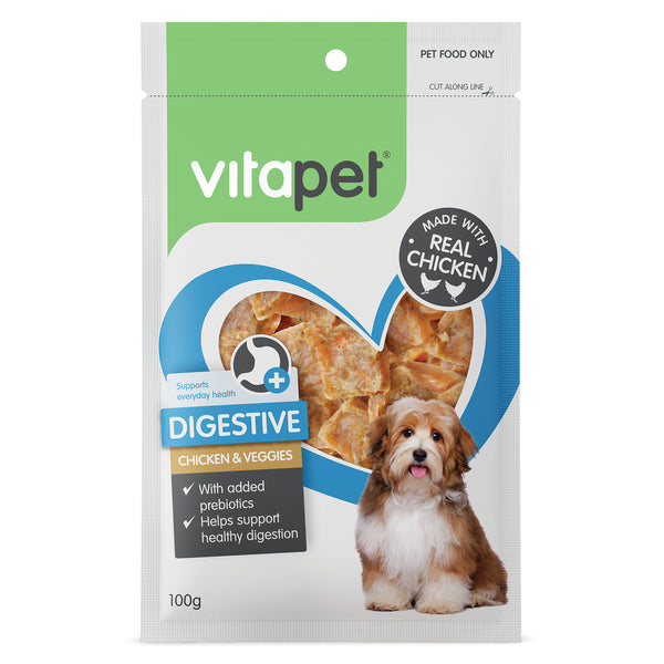 VitaPet: Digestive Chicken & Veggies 100g (x 7) (Pack of 7)
