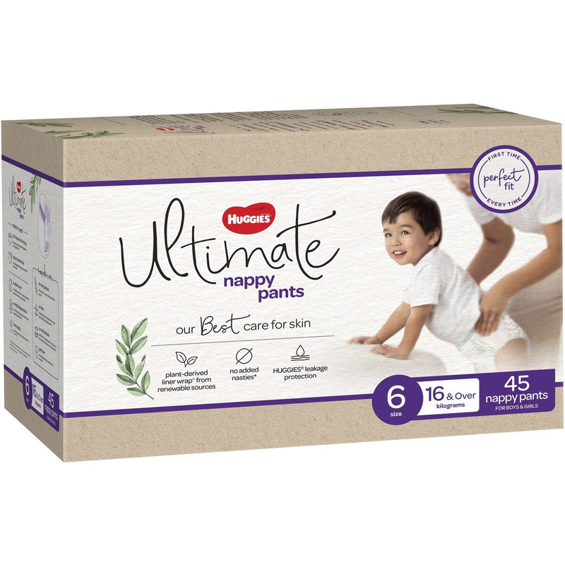 Huggies: Ultimate Unisex Nappy Pants - Size 6 (46 Pack)