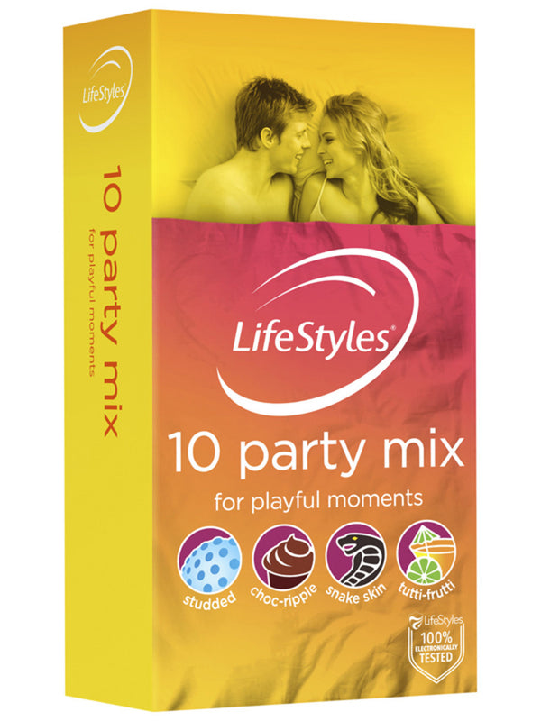 Lifestyles: Party Mix Condoms (10 Pack)