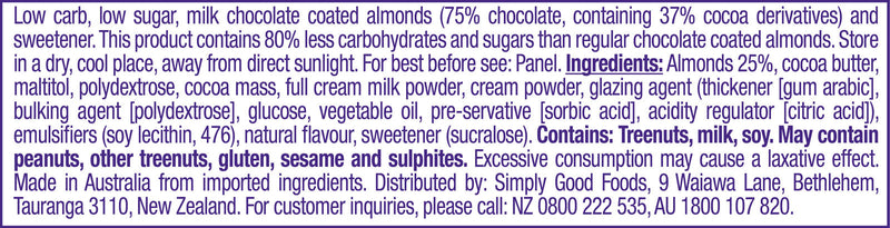 Atkins Endulge Chocolate Coated Almonds 30g (5 Pack) (Box of 5)