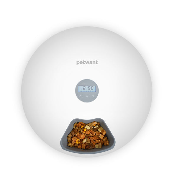 Smart Automatic Pet Feeder 6-Grid 180ml (White)