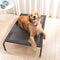 Indoor/Outdoor Elevated Portable Pet Bed - 122x72cm (Black)