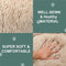 Ape Basics: Round Plush Pet Bed - XL (Brown)