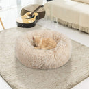 Ape Basics: Round Plush Pet Bed - XL (Brown)