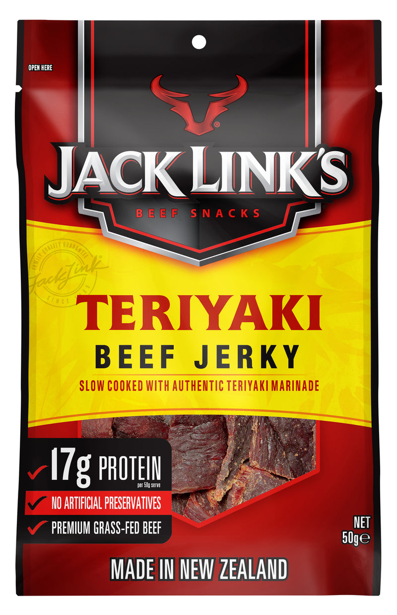Jack Links Teriyaki Jerky 50g (10 Pack)