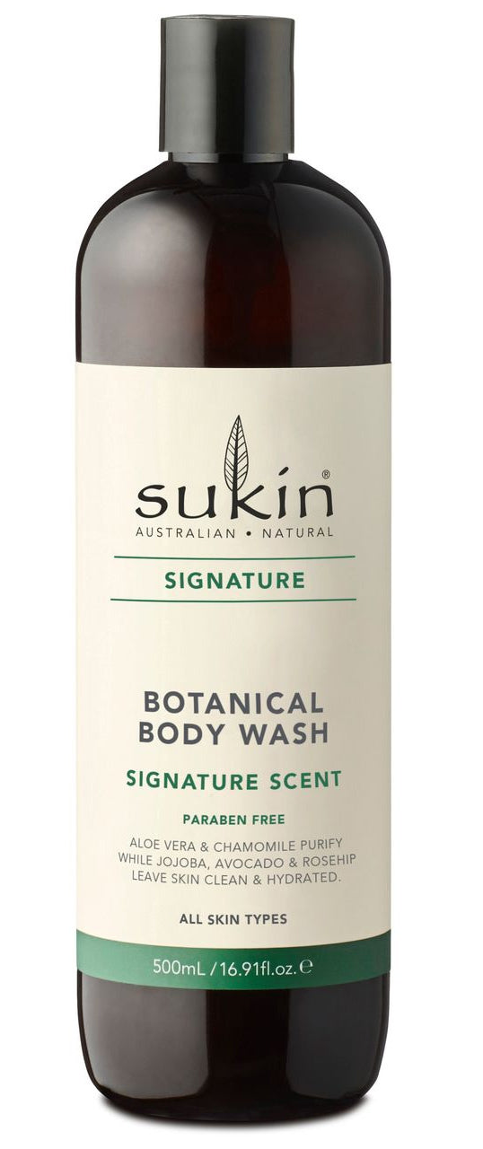Sukin: Signature Botanical Body Wash (500ml)