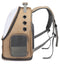 Pet Backpack Carrier Bubble Bag- Brown