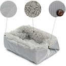 2-in-1 All Seasons Soft Waterproof-Lined Pet Beds - Gray