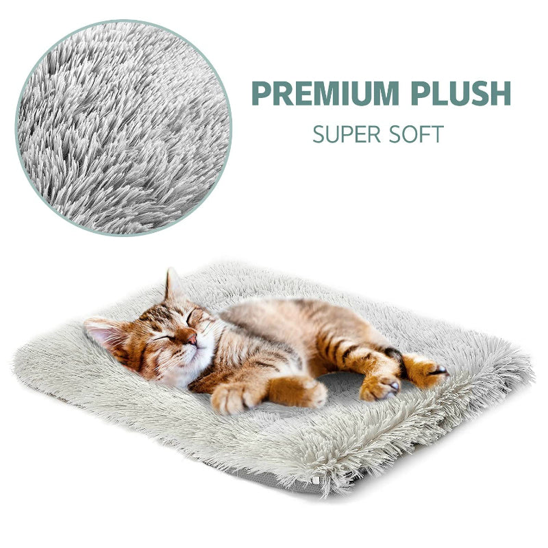 2-in-1 All Seasons Soft Waterproof-Lined Pet Beds - Gray