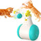 Electric Interactive Infrared & Chirping Cat Toy - Light Blue