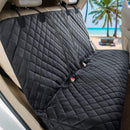 Waterproof Pets Bench Dog Car Seat Mat for Back Seat -Black