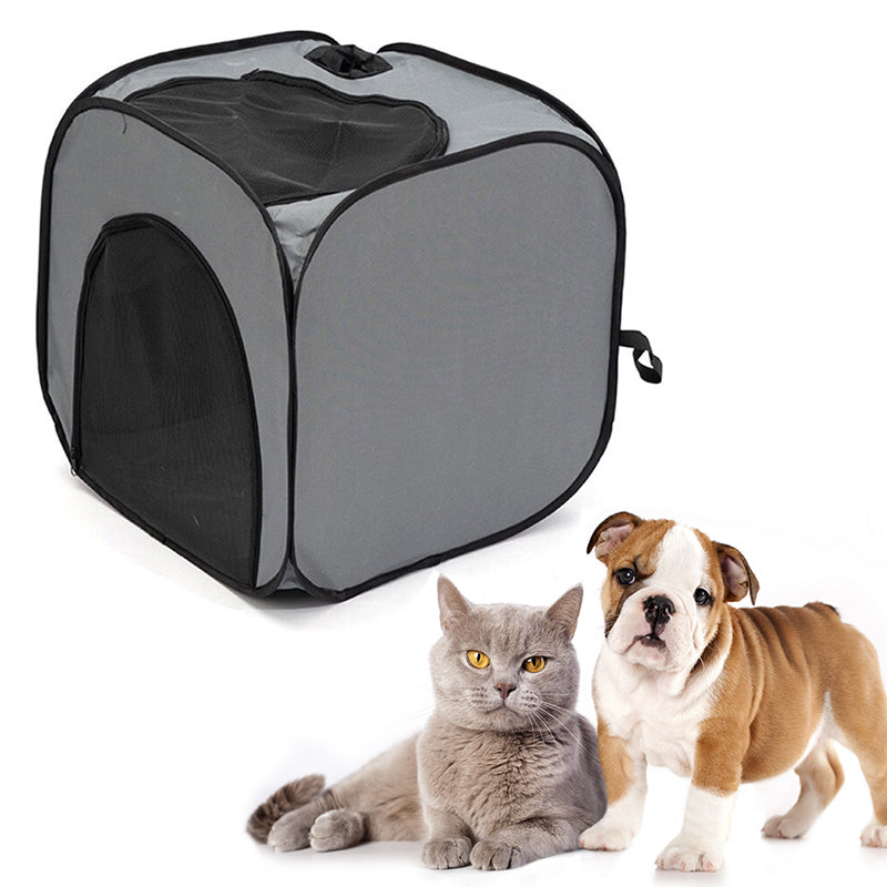 Portable & Foldable Pet Dry Room- Gray