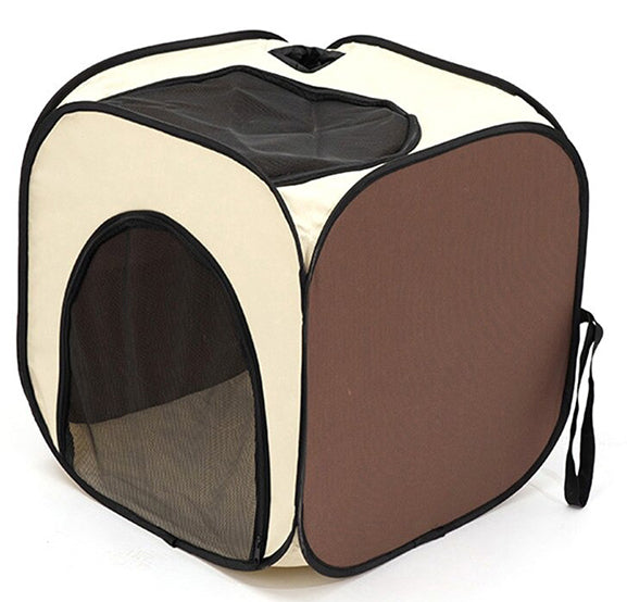 Portable & Foldable Pet Dry Room- Brown