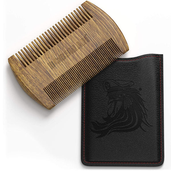 Bossman: Pocket Sandalwood Beard/Moustache Comb