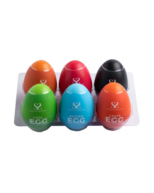 Share Satisfaction: Masturbator Eggs (Set of 6)