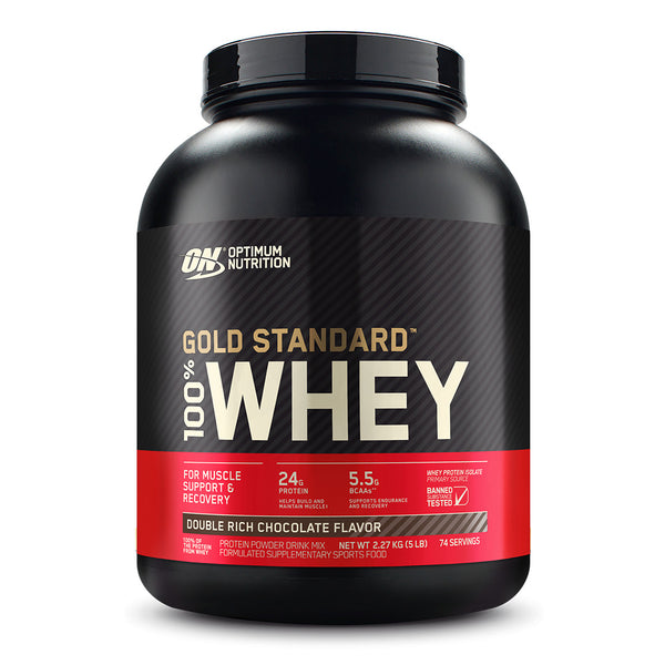 Optimum Nutrition Gold Standard 100% Whey - Double Rich Chocolate (2.27kg)