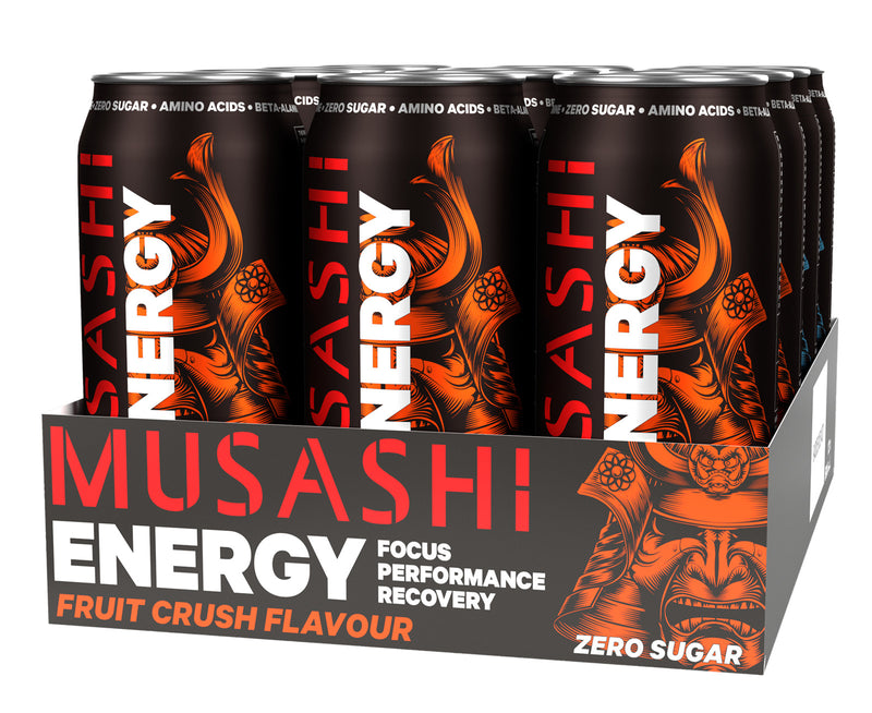 Musashi Energy Drinks - Fruit Crush (500ml) x 12