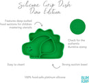 Bumkins: Silicone Grip Dish - Dinosaur