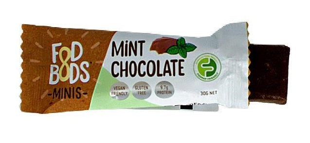 FODBOD Minis Protein Bar - Mint Chocolate Bar (12 x 30g)