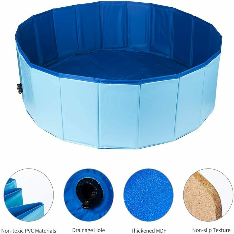 Collapsable Pet Pool - Large (Blue)
