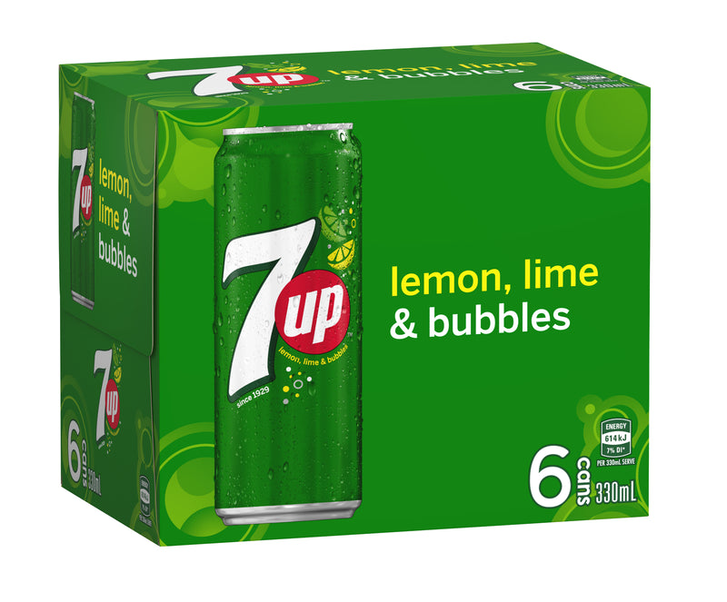 7UP Can 330ml (24 Pack)