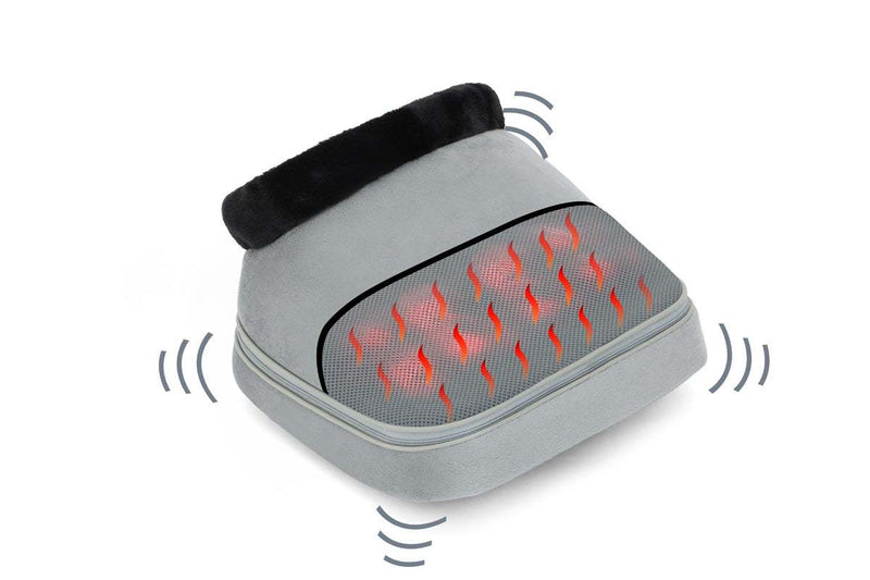 Ape Basics Heated 2-in-1 Shiatsu Foot And Back Massager