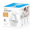 Crane: 4 in1 Top Fill Drop Humidifier with Sound Machine - Clear