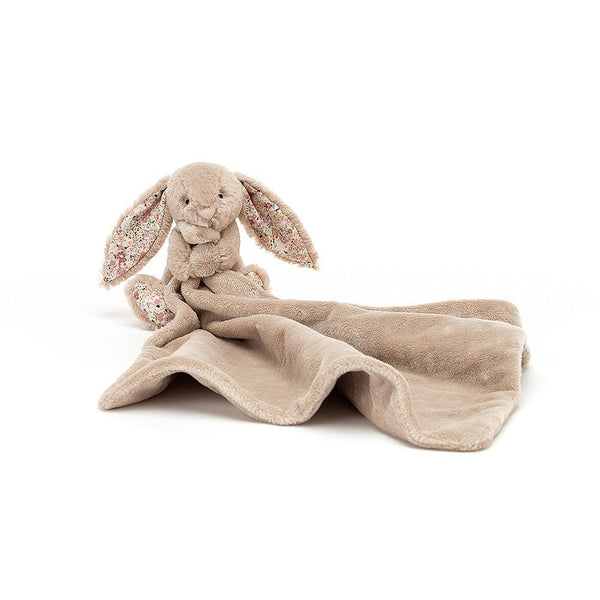 JellyCat: Blossom Bea Beige Bunny - Plush Soother (34cm)