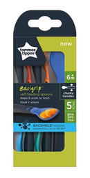 Tommee Tippee: Easigrip Self Feeding Spoons - 5 Pack