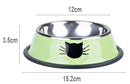 Stainless Steel Pet Bowl Set - Assorted Colours (3-Piece Set)