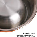 Stainless Steel Pet Bowl Set - Assorted Colours (3-Piece Set)