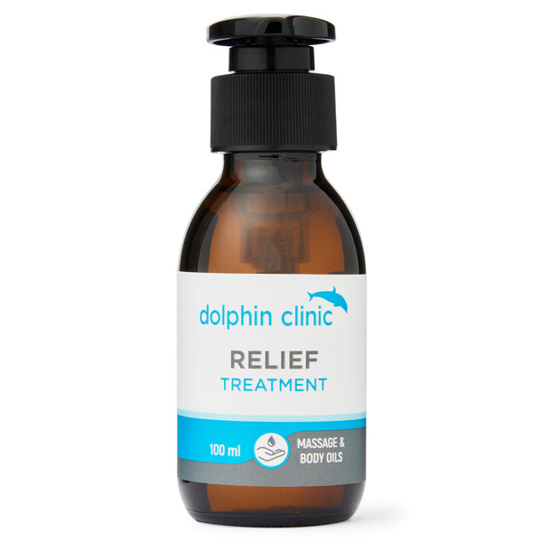 Dolphin Clinic Luxury Massage Oil - Pain Relief (100ml)