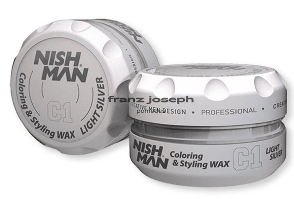 Nishman: Premium Hair Colouring Wax - Silver