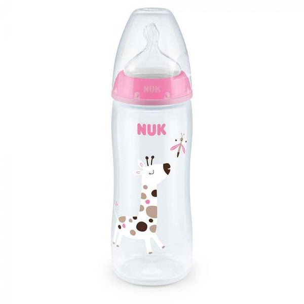 NUK: First Choice Plus Baby Bottle - 300ml (Pink)