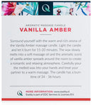 Exotiq Massage: Candle - Vanilla Amber