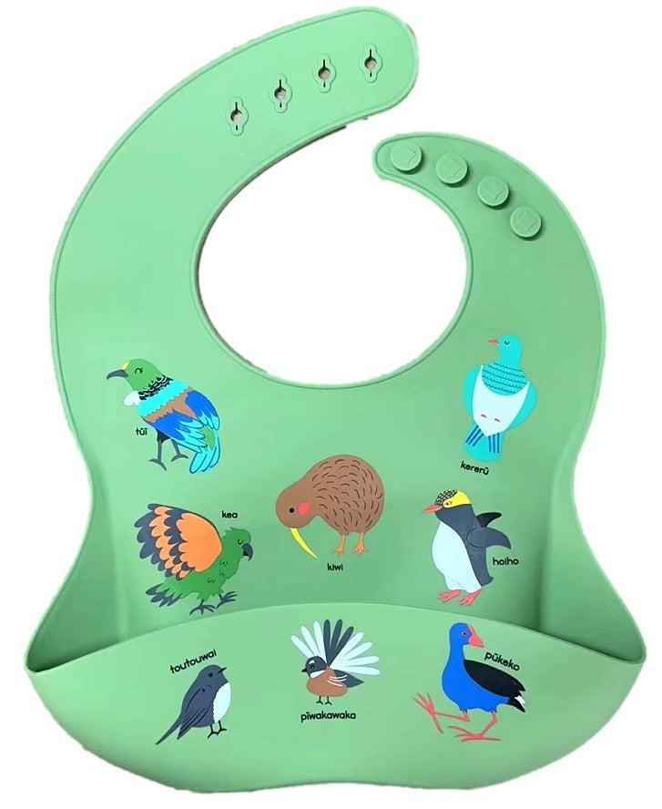 Moana Road: Silicone Bib - NZ Bird