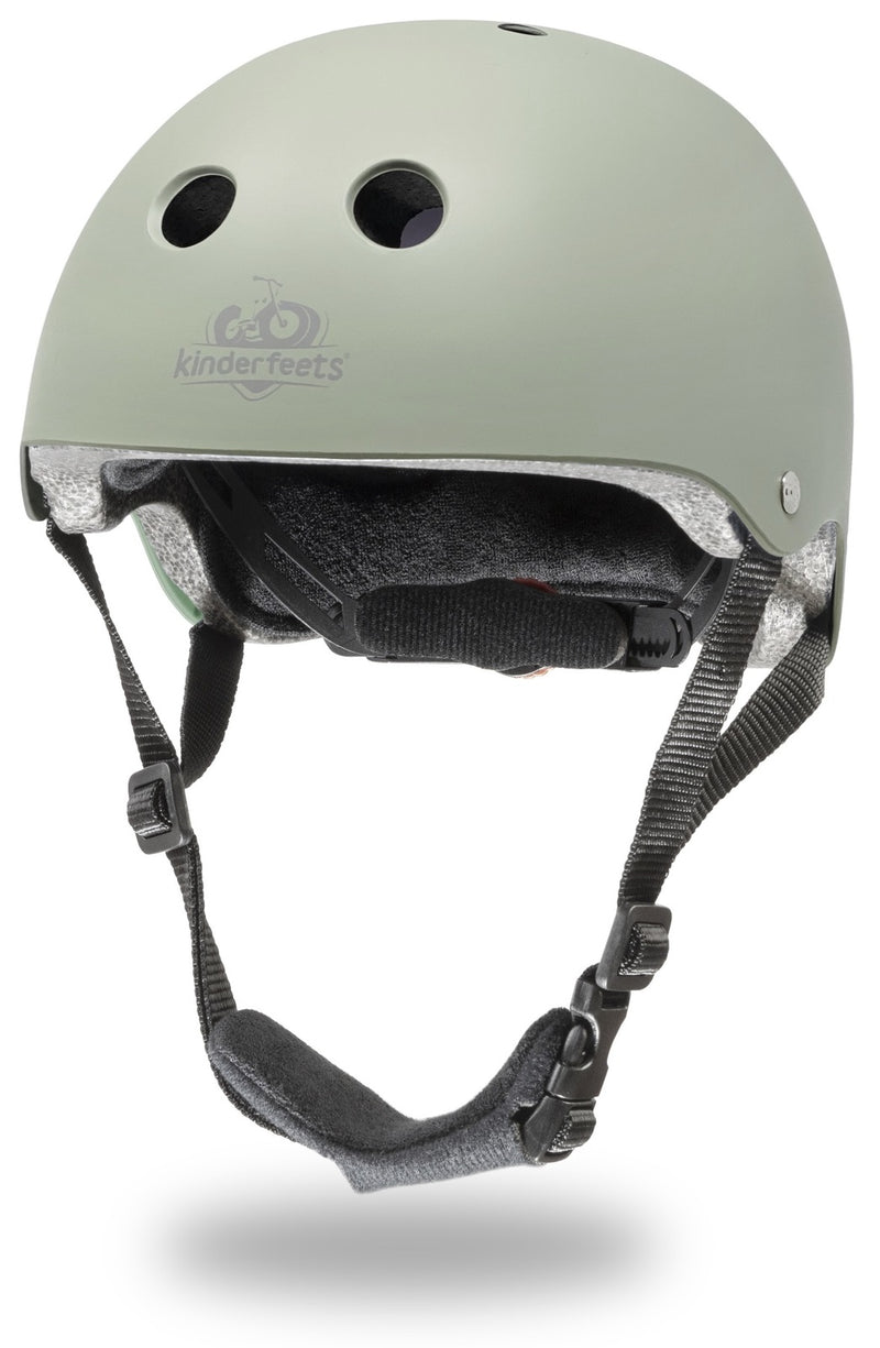 Kinderfeets: Toddler Helmet - Matte Silver Sage