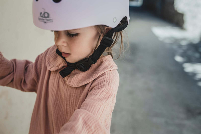 Kinderfeets: Toddler Helmet - Matte Pink