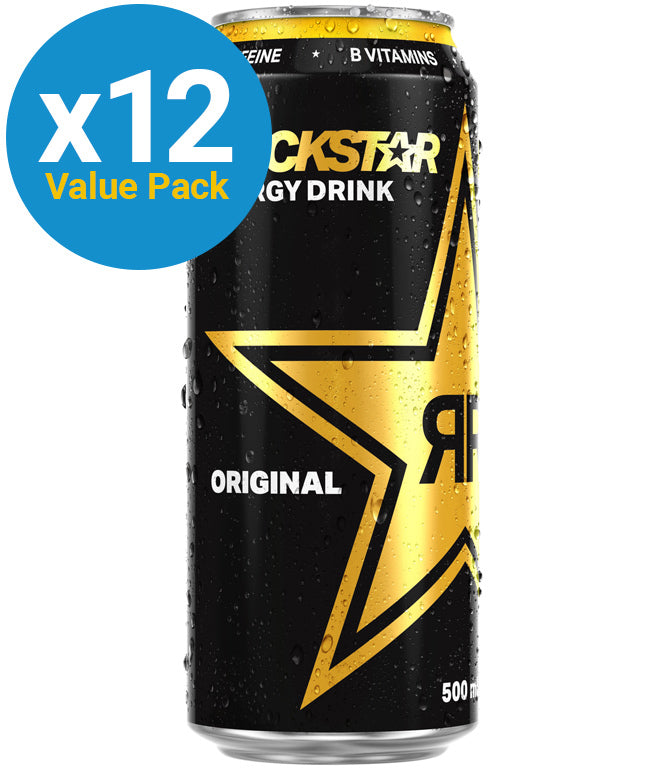 Rockstar Energy Drink 500ml (12 Pack)