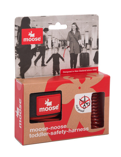 Moose Baby: Noose Toddler Safety Harness Cutproof - Red