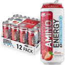 Optimum Nutrition Amino Energy Sparkling RTD - Strawberry - 355ml x 12