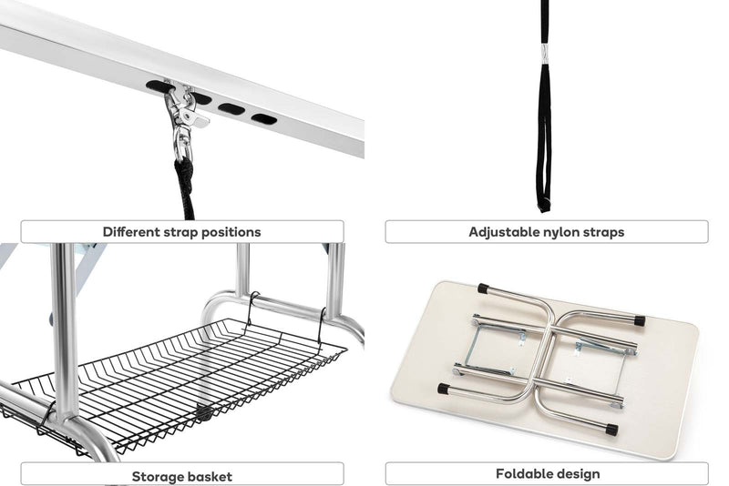 Zoomies Adjustable Pet Grooming Table