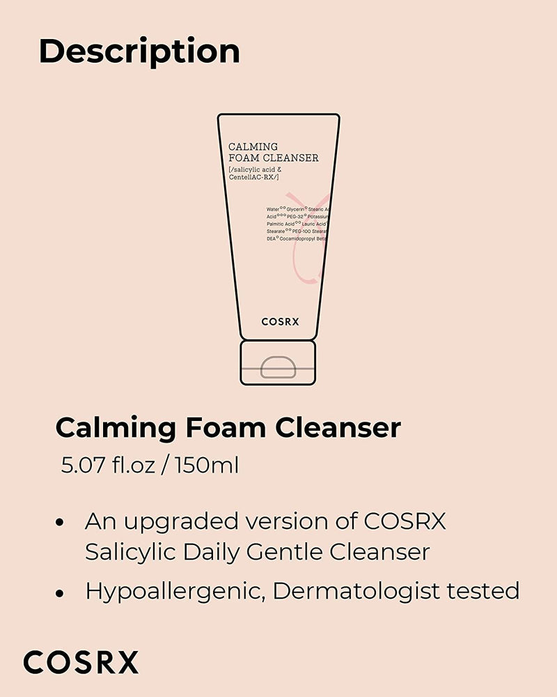 COSRX: AC Collection Calming Foam Cleanser