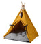 Portable Pet Tent House Bed - Yellow