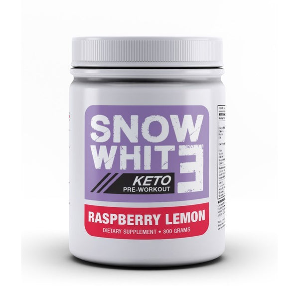 Snow White: Keto Pre-Workout - Raspberry Lemonade