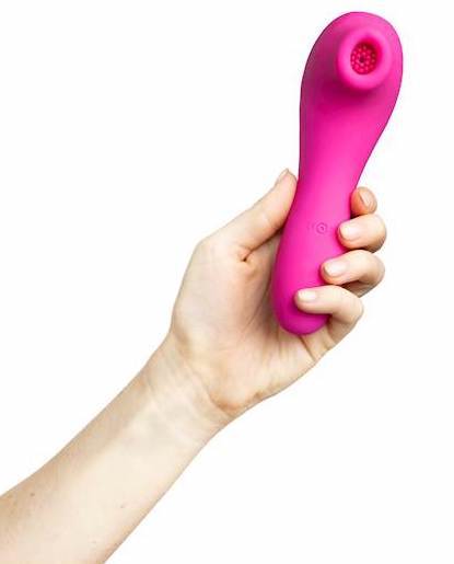 Share Satisfaction: Astra Suction Vibrator - Pink (6.3 Inch)