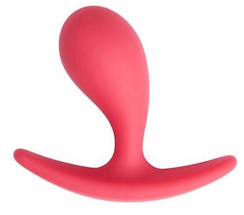 Share Satisfaction: Small Curved Plug - Pink (2 Inch)